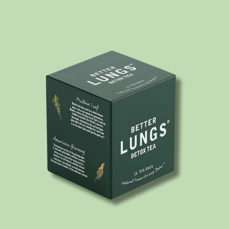 Daily Lung Cleanse Detox Tea – Herbal Support for Mucus & Breathing