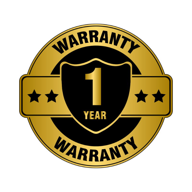 1 Year Warranty