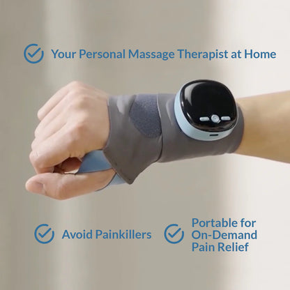 VirellaPulse™ - Smart EMS & Heat Therapy Wrist Massager