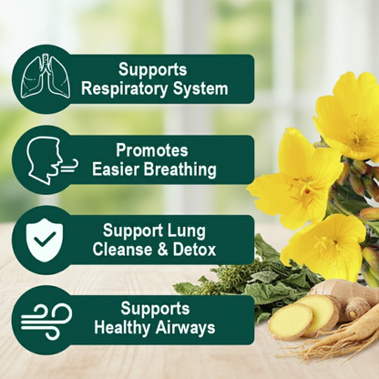 Daily Lung Cleanse Detox Tea – Herbal Support for Mucus & Breathing